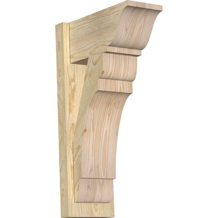 Ekena Millwork Olympic Traditional Rough Sawn Outlooker, Douglas Fir, 8"W x 16"D x 28"H OUT08X16X28OLY01RDF